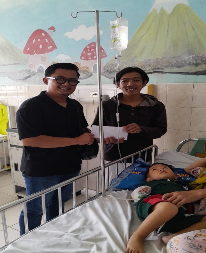 Bantuan Wakil Walikota kepada anak penderita sakit bocor jantung