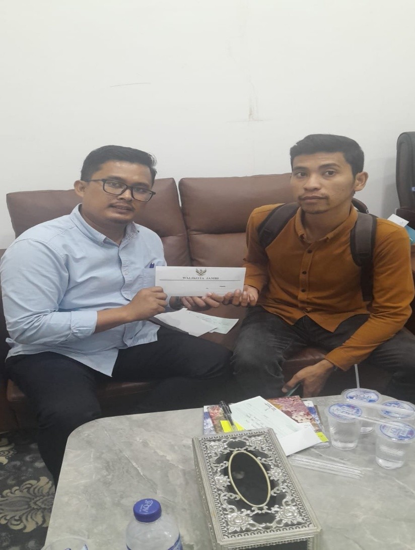 BANTUAN WAKIL WALI KOTA UNTUK HMI CABANG JAMBI